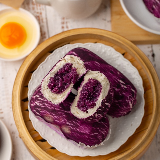 Purple Potato Bun（Milk Flavor）